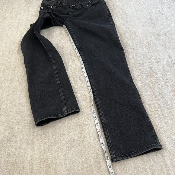Abercrombie & Fitch The 90s Straight Leg Maternity Jeans 26/2 Long - Picture 5 of 11